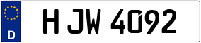 Truck License Plate
